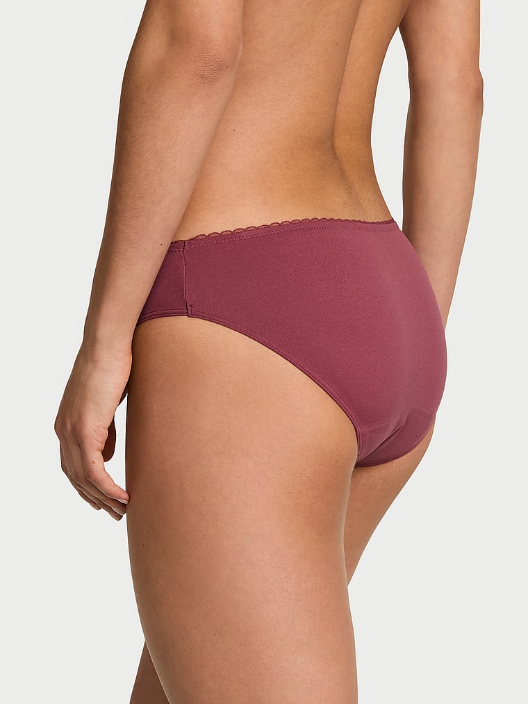 Victoria's Secret, Body by Victoria Smooth Period Bikini Panty, Morning Rose, onModelBack, 2 of 3 Nikita  is 5'10" and wears Small