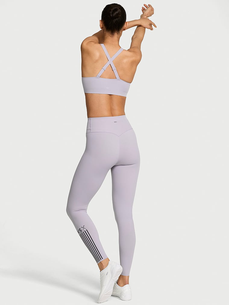 Victoria's Secret, VSX VSX Elevate™ Legging, Pearl Stone, onModelBack, 2 of 4 Nikita  is 5'10" or 178cm and wears Small