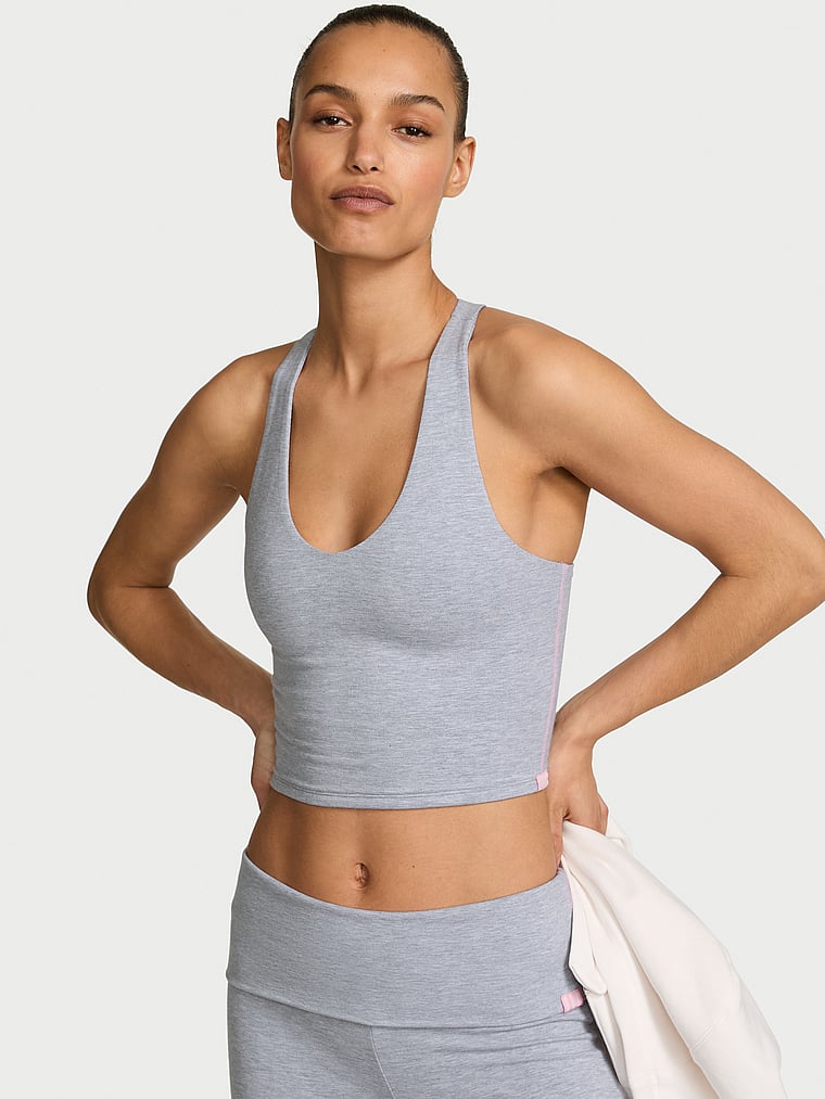 Cotton Racerback Tank Top