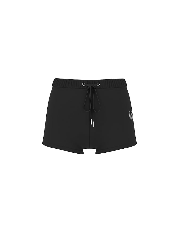 PINK Relay 2” Micro Shorts, Pure Black, offModelFront, 3 of 3
