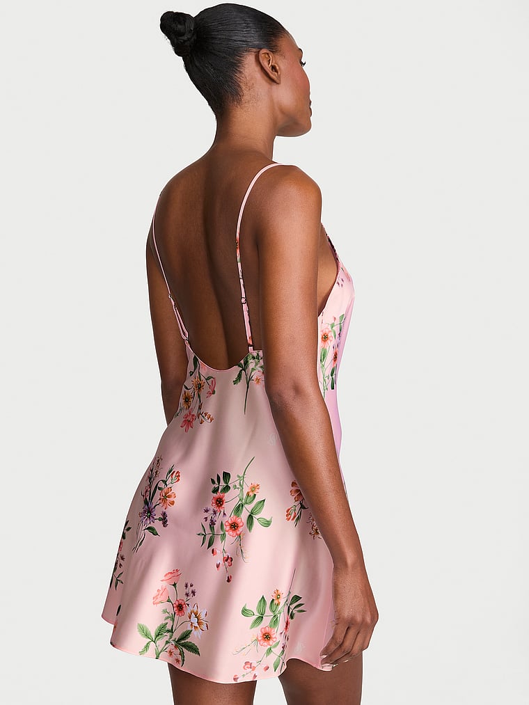 Signature Satin Slip Dress