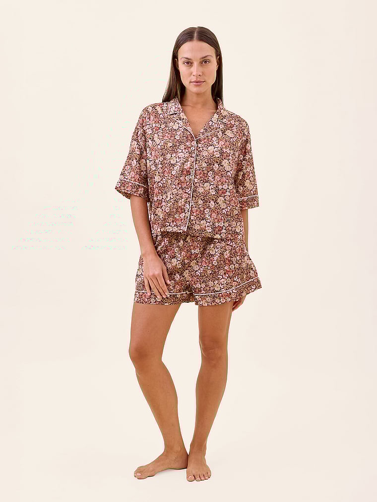 Carly Floral Cotton PJ Set