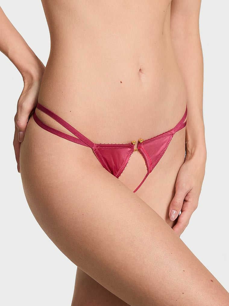 Hardware Adjustable V-String Panty