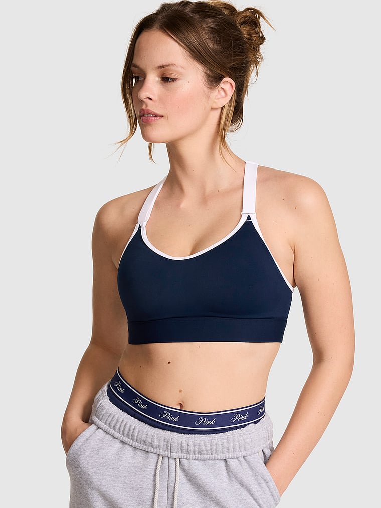 PINK Relay™ Strappy Medium-Support Sports Bra