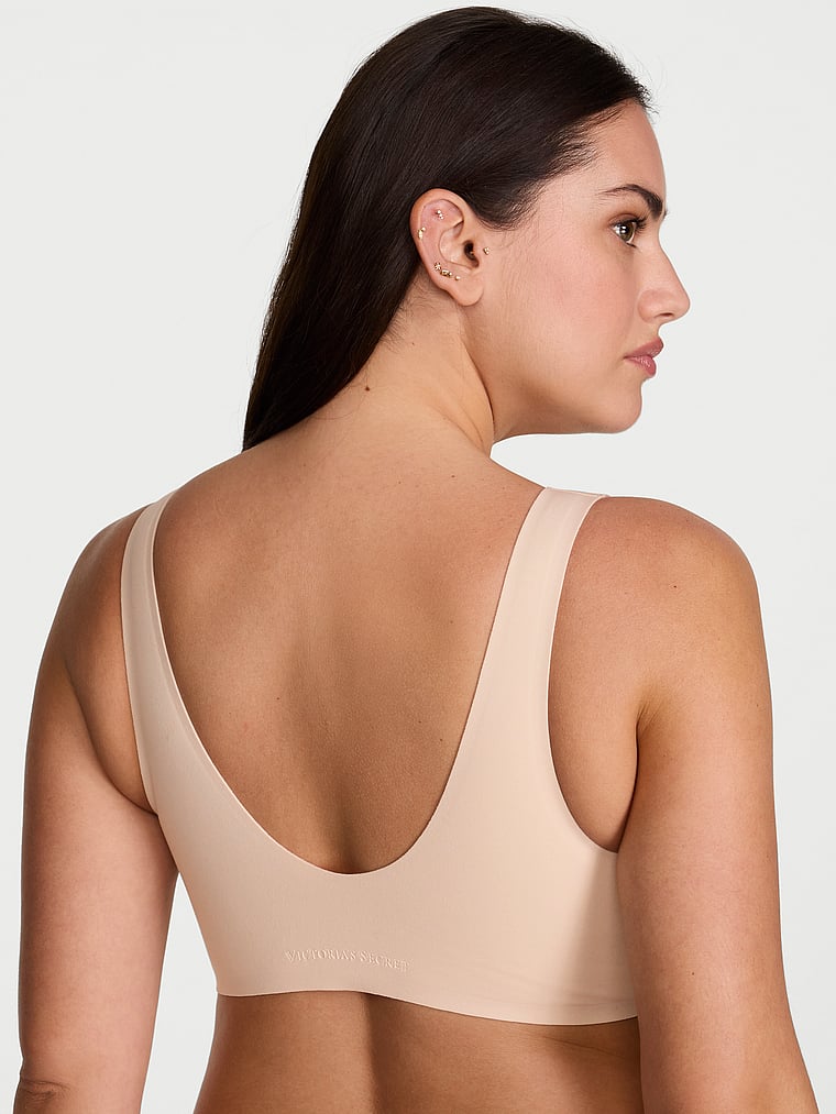 Victoria's Secret, The T-shirt SlumberBra™, Marzipan, onModelBack, 2 of 3 Lorena is 5'9" and wears 34DD (E) or Large