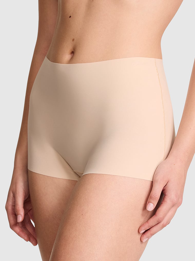PINK No-Show Boyshort Panty, Marzipan, onModelFront, 1 of 5 Taylor is 5'8" and wears Small