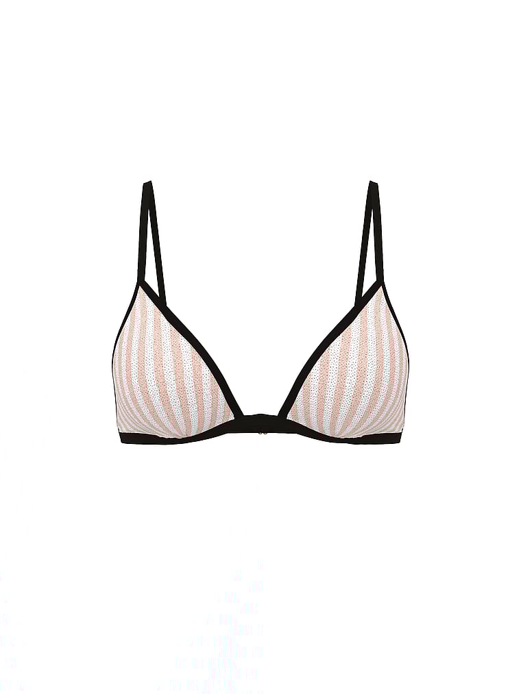 Heritage Stripe Sequin Triangle Bikini Top