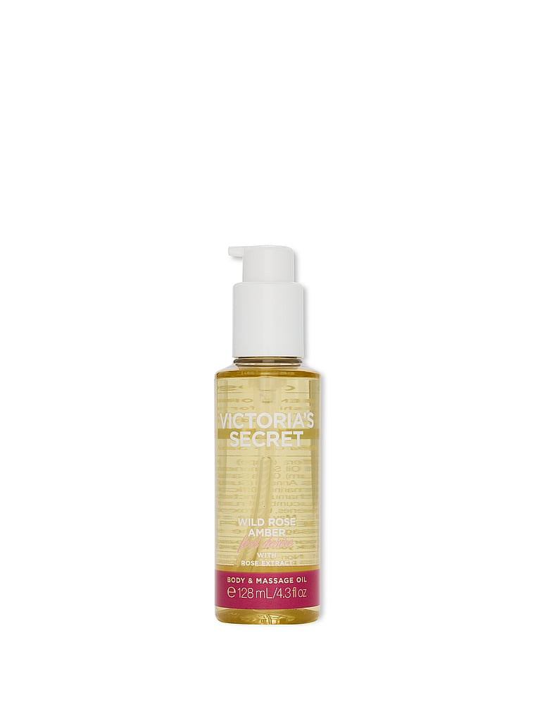 Victoria's Secret, Body Care Body & Massage Oil, Wild Rose Amber, onModelFront, 1 of 4