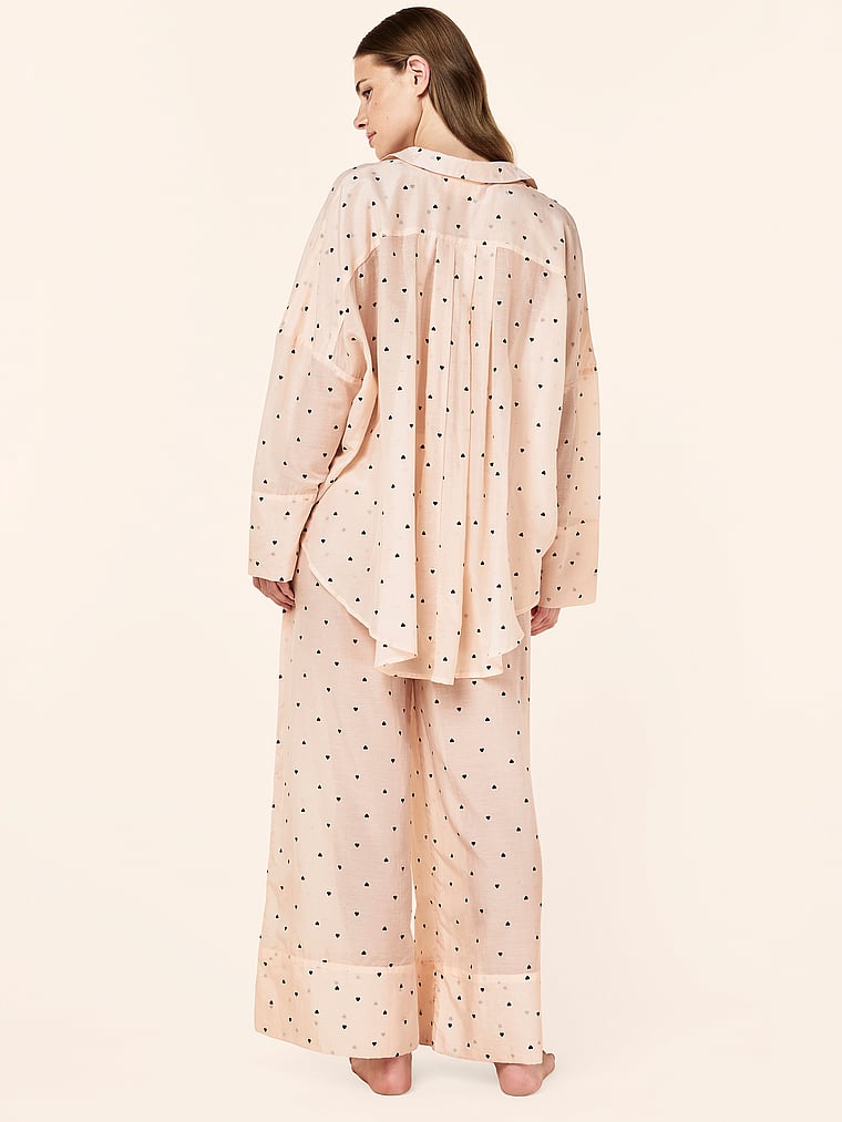 Hearts Full-Length PJ Set