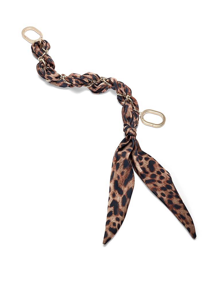 Victoria's Secret, Victoria's Secret Layered Chain Bag Charm, Print, onModelFront, 1 of 2