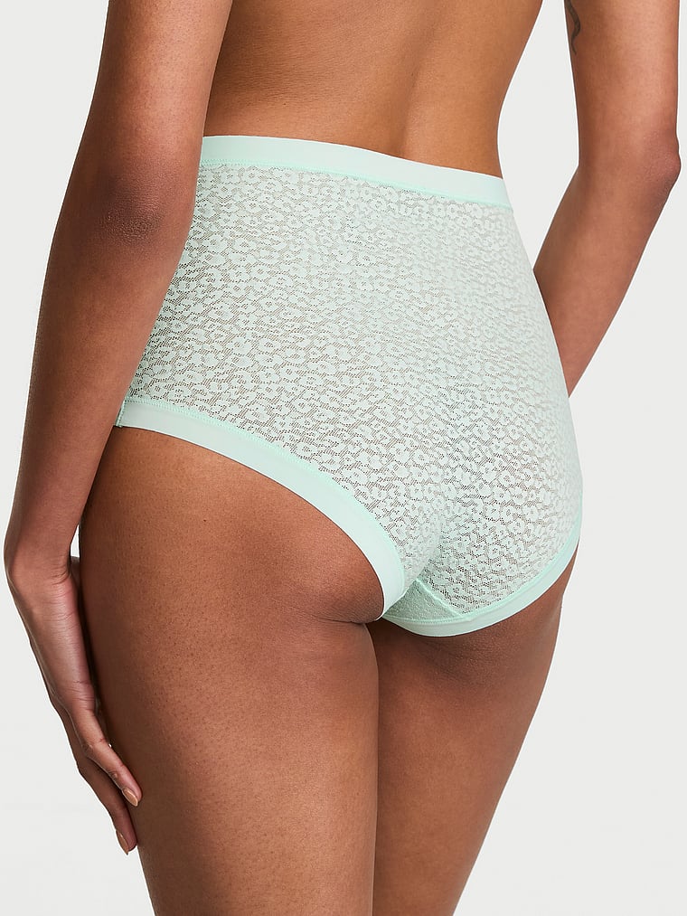 No-Show Leopard Lace Modern Brief Panty