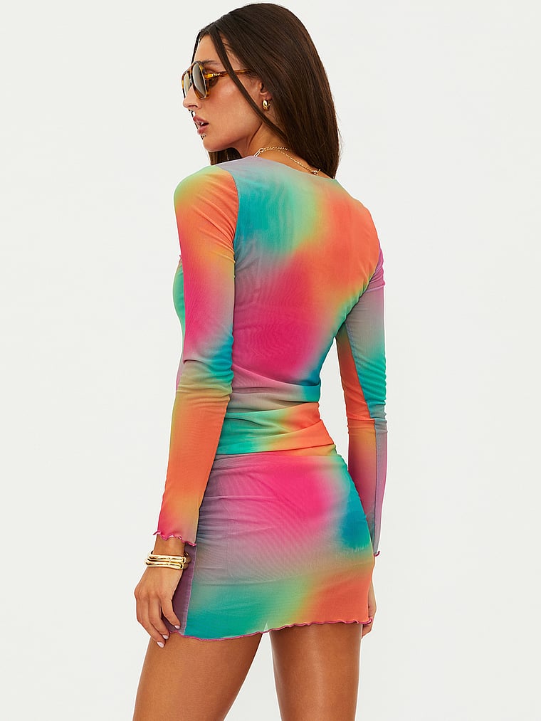 Victoria's Secret, Beach Riot Roma Dress, Strawberry Sunset Ombre, onModelBack, 2 of 2
