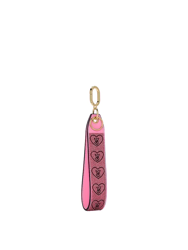 Victoria's Secret, Victoria's Secret Wristlet Strap Keychain, Pink Sugar, onModelFront, 1 of 2