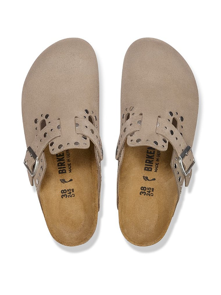 Birkenstock Boston Rivets Clogs, Taupe, detail, 3 of 3