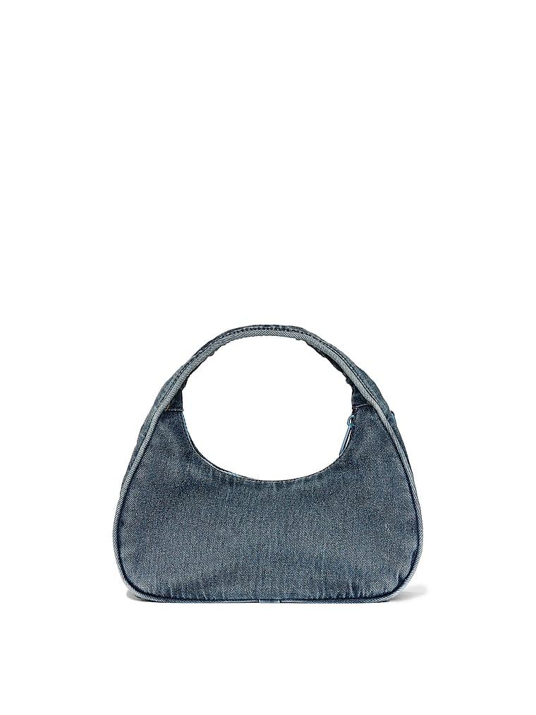 Denim Mini Hobo Bag
