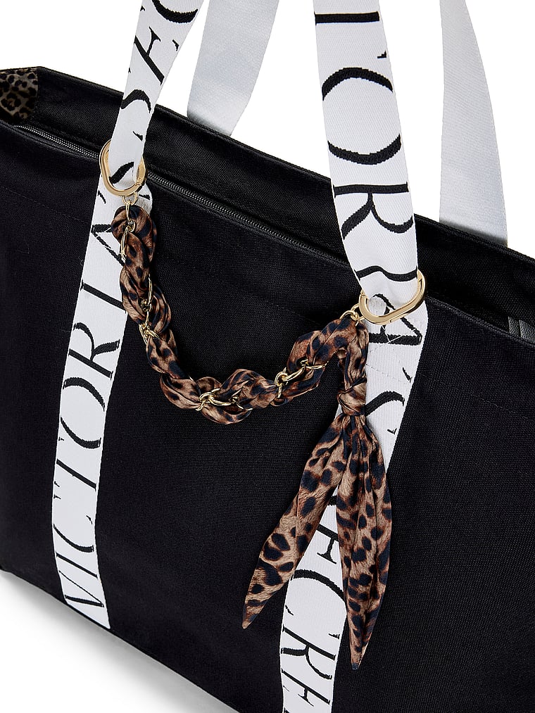 Victoria's Secret, Victoria's Secret Layered Chain Bag Charm, Print, onModelBack, 2 of 2