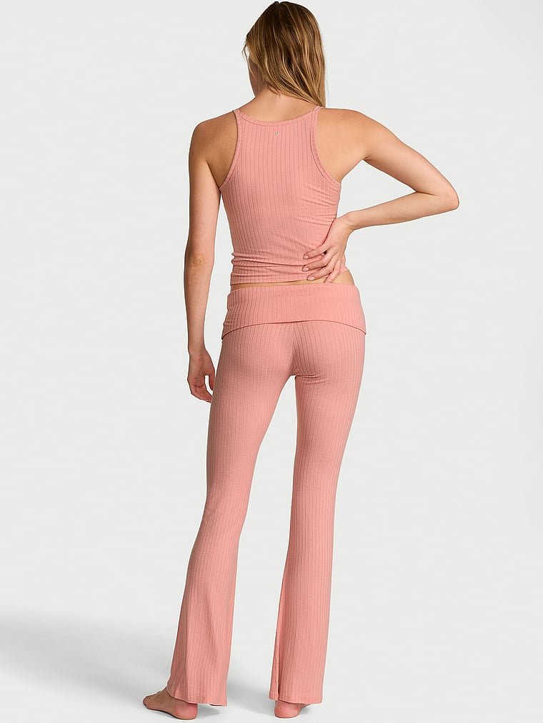 Buy SoSoft™ Modal Wide-Rib Tank & Foldover Pants Set, Medium