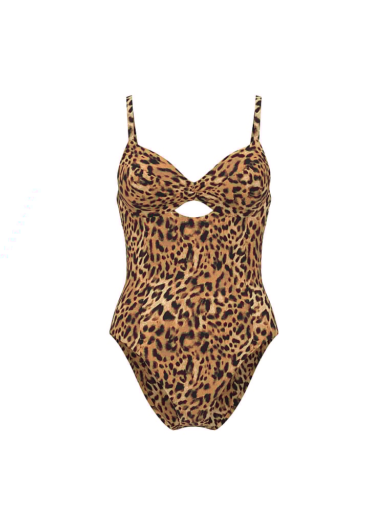 Essential Twist Push-Up One-Piece Swimsuit