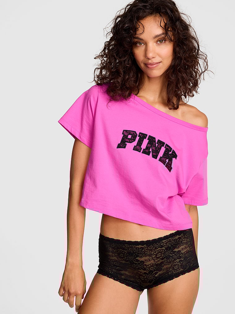 Cotton Slouchy Tee & Panty Set