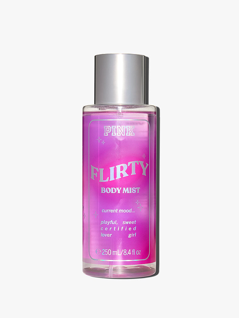 Victoria's Secret, Body Fragrance Classic Body Mist, FLIRTY, onModelFront, 1 of 3