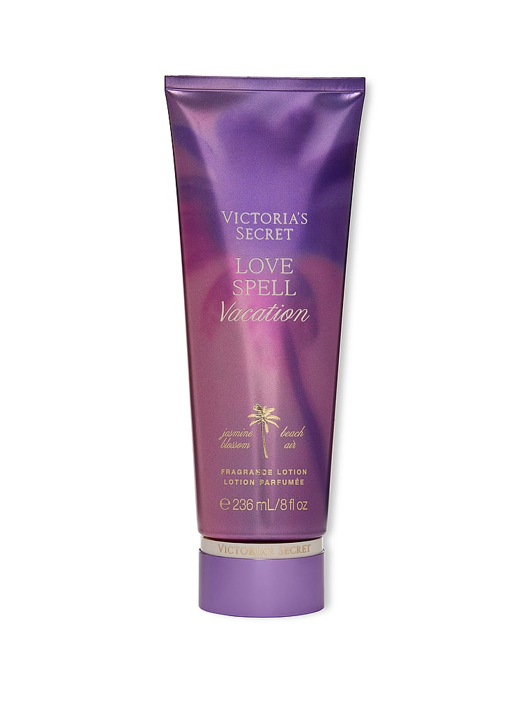 Victoria's Secret, Body Fragrance Vacation Fragrance Lotion, Love Spell Vacation, onModelFront, 1 of 4