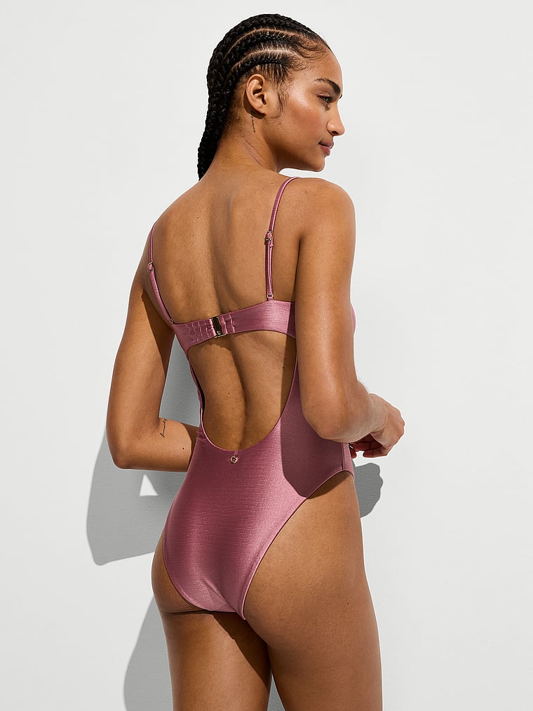 Glam Rings Twist One-Piece Swimsuit