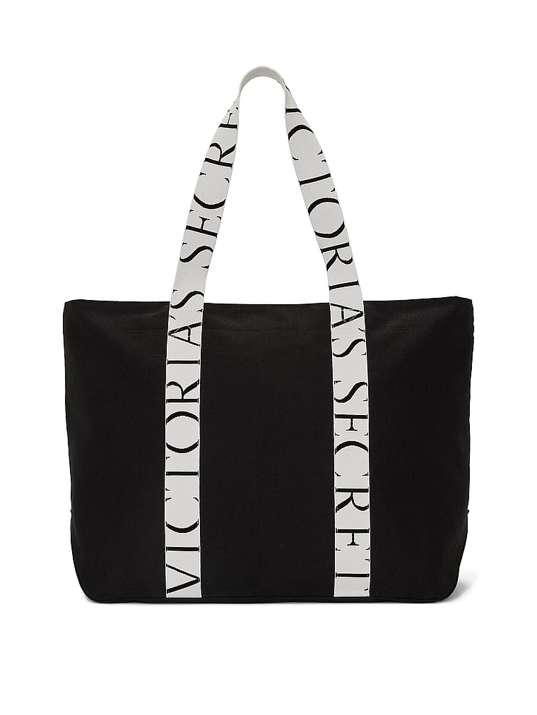 Victoria's Secret, Victoria's Secret Canvas Tote Bag, Tote, offModelFront, 1 of 2