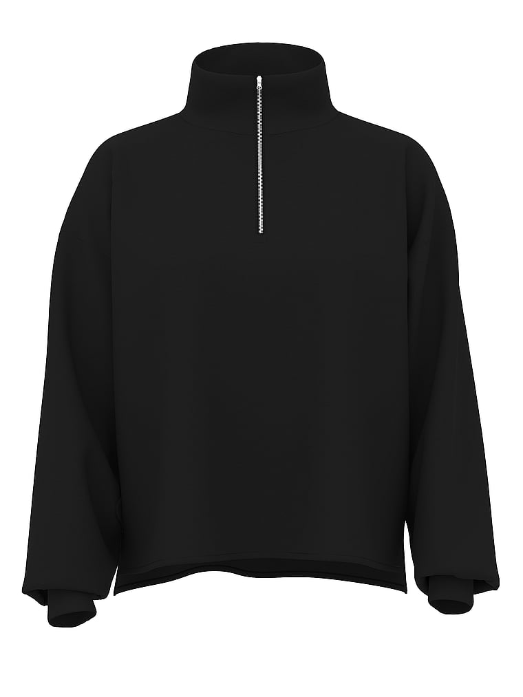トップス NON TOKYO COLLEGE PUFF SWEAT Buy Campus Fleece™ Quarter-Zip Straight-Cut Sweatshirt, Hot Stuff