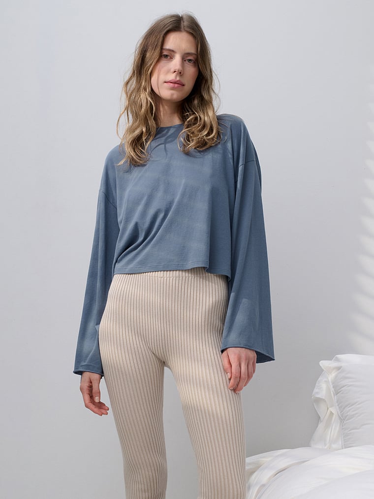 Organic Pima Wide-Sleeve Tee