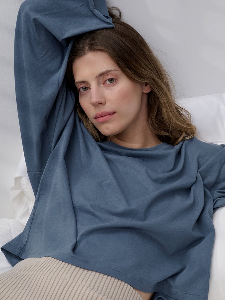 Organic Pima Wide-Sleeve Tee