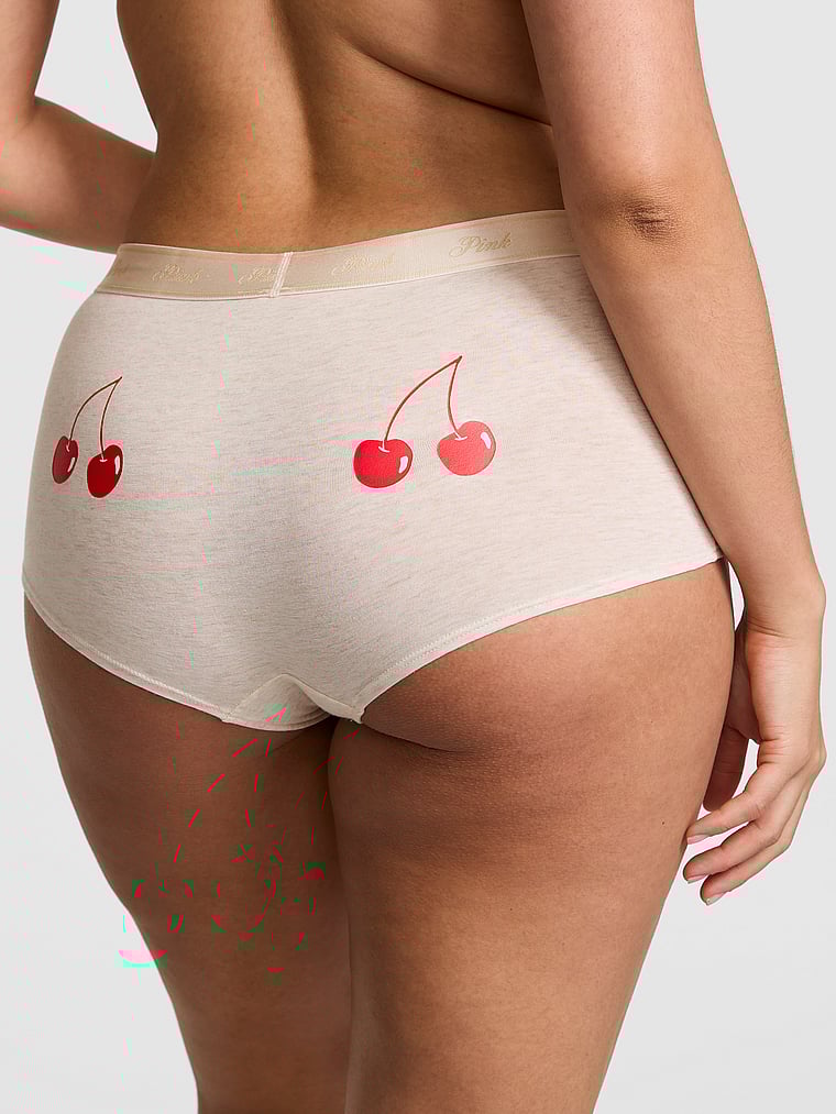 Logo Cotton Boyshort Panty