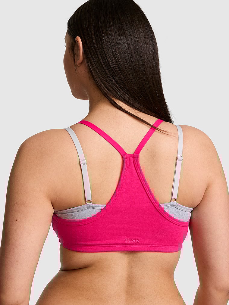 All-Day Cotton™ Double Up Henley Bra