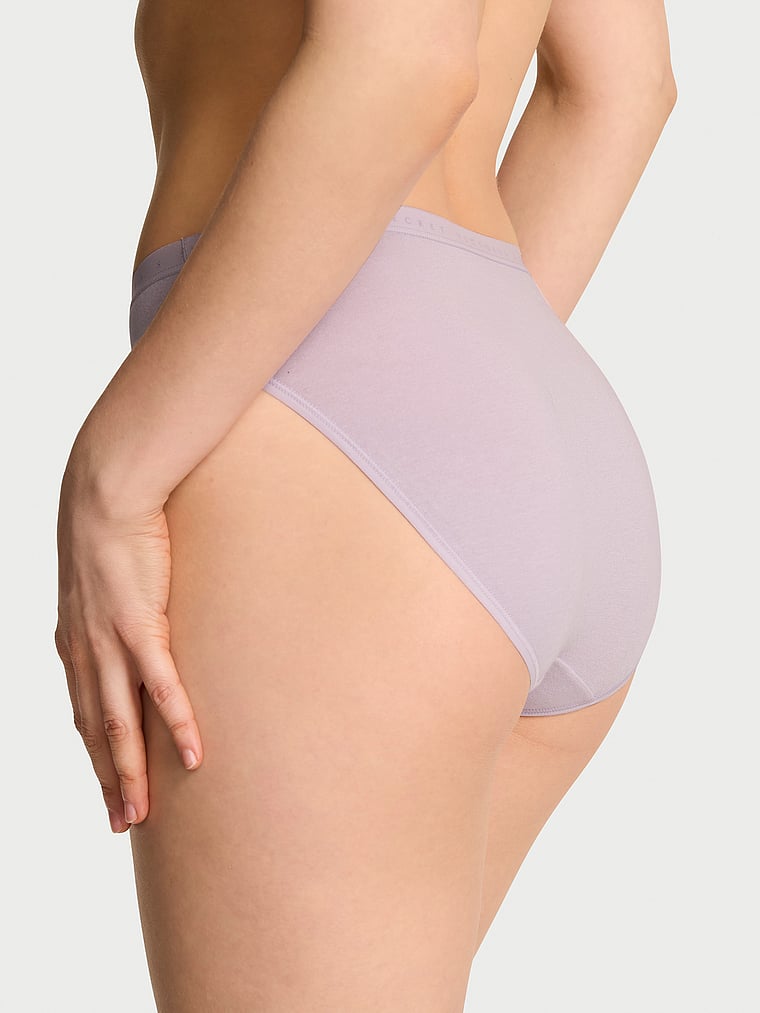 Stretch Cotton High-Leg Brief Panty
