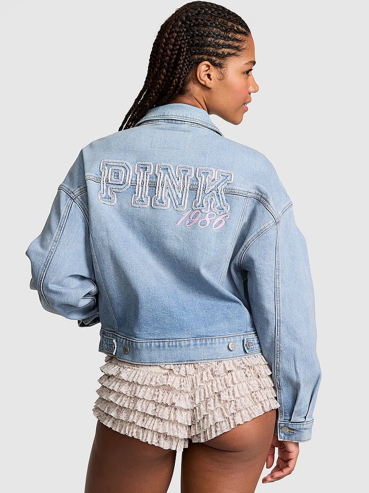 Denim by PINK Boyfriend Trucker Jacket