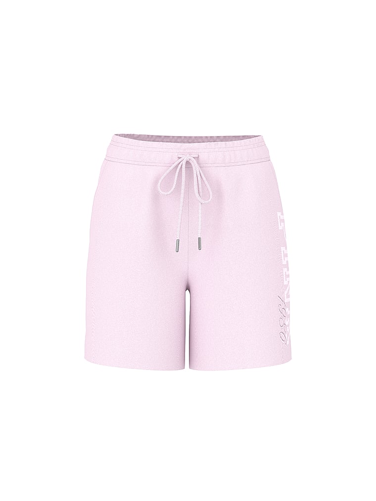 PINK Campus Fleece™ Shorts, Pink Tulip Spring, offModelFront, 3 of 3