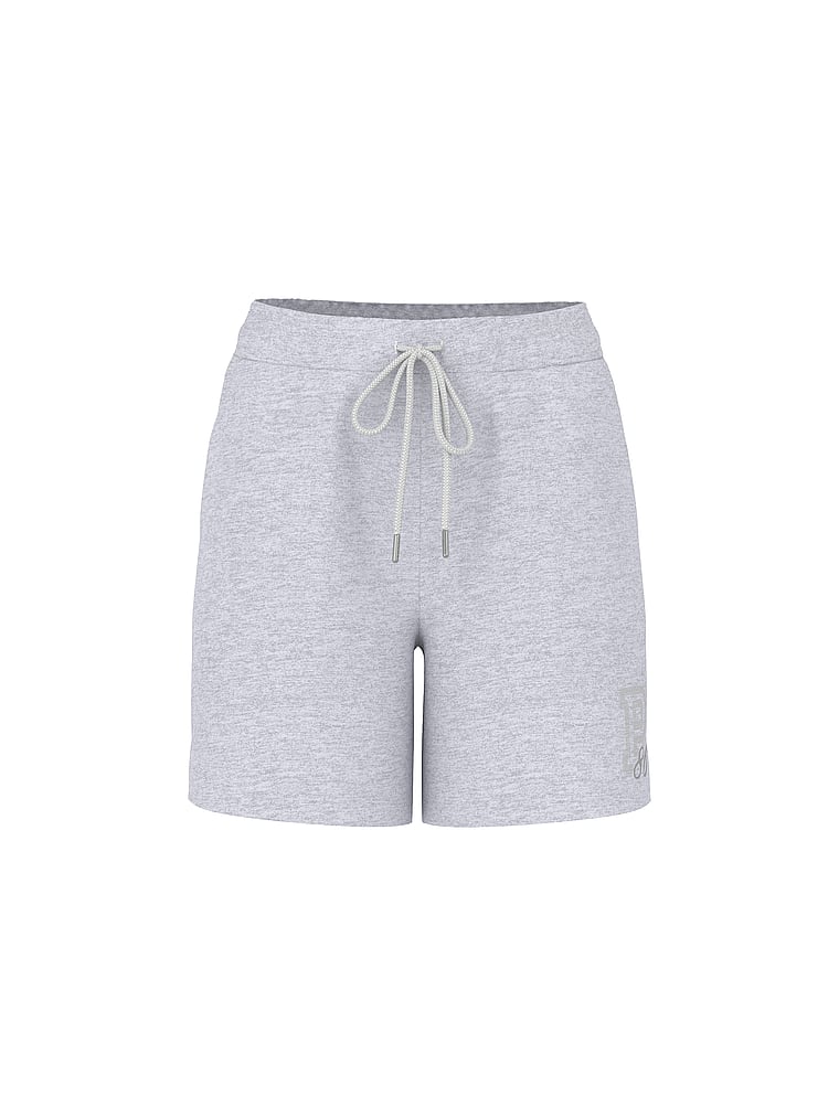 PINK Campus Fleece™ Shorts, Medium Heather Grey Spring, offModelFront, 3 of 3
