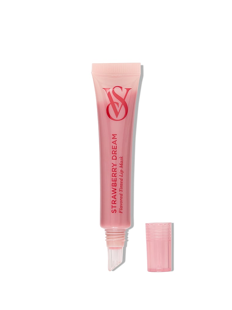 Victoria's Secret, Lip Flavored Tinted Lip Mask, Strawberry, onModelSide, 3 of 6