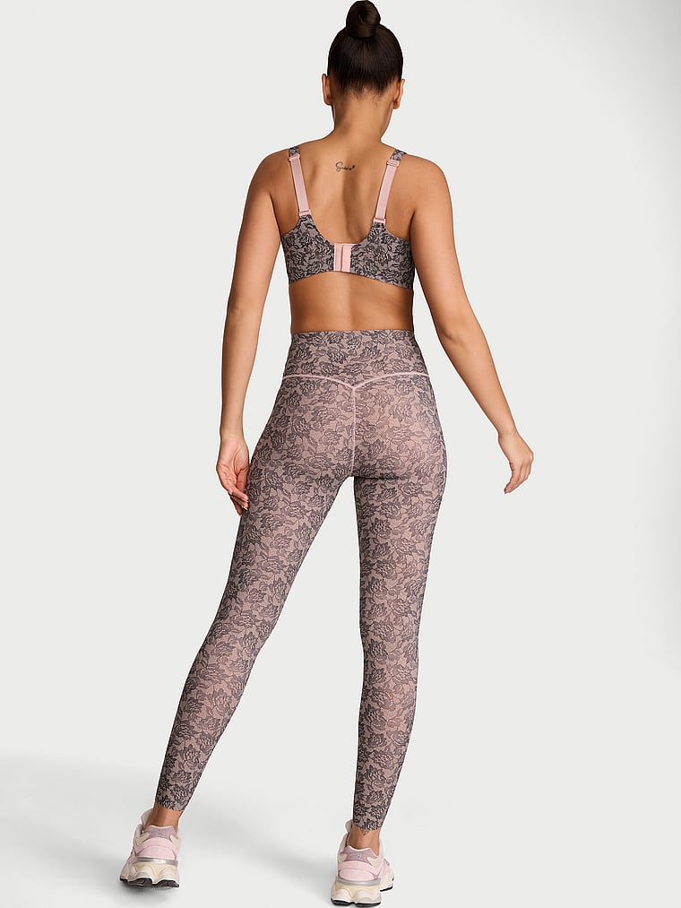 Victoria's Secret, VSX VSX Elevate™ Legging, Lace Print, detail, 4 of 4
