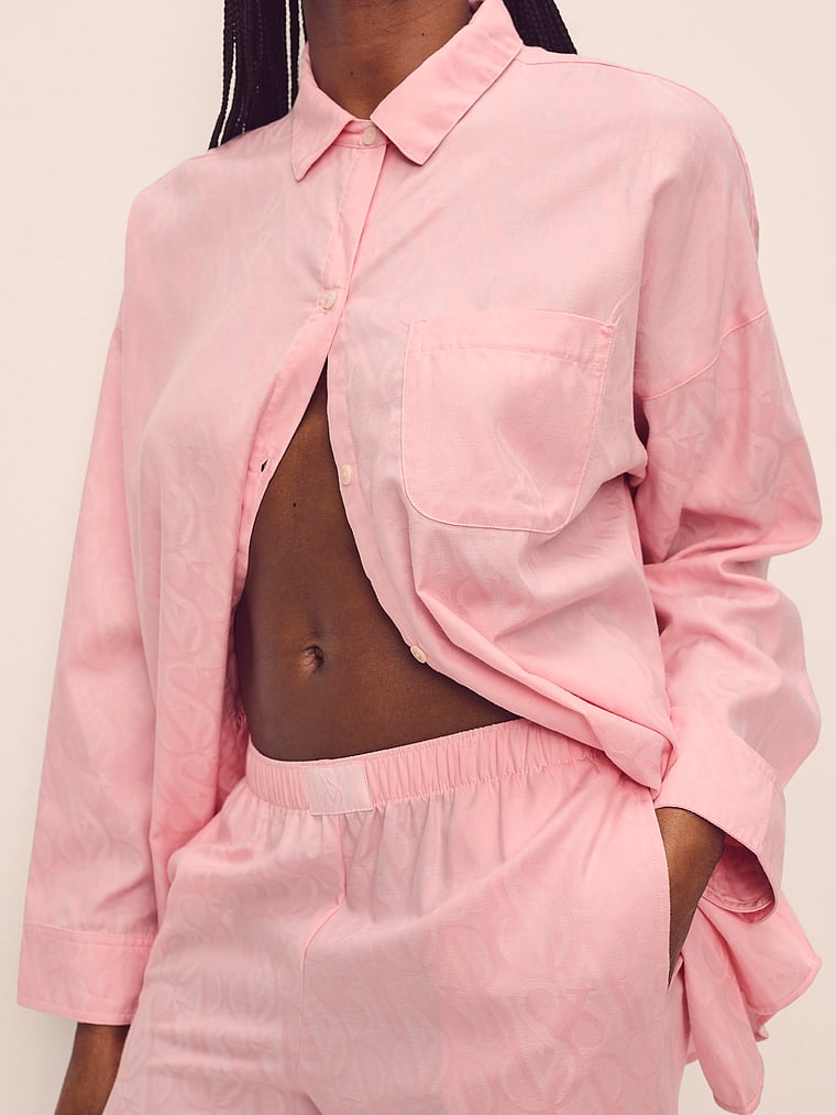 Modal-Cotton Long Pajama Set