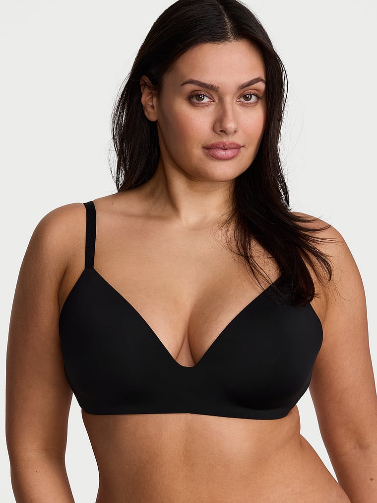 Бра Exploded, лёгкая чашка, без косточек, с логотипом, хлопок — Victoria's Secret