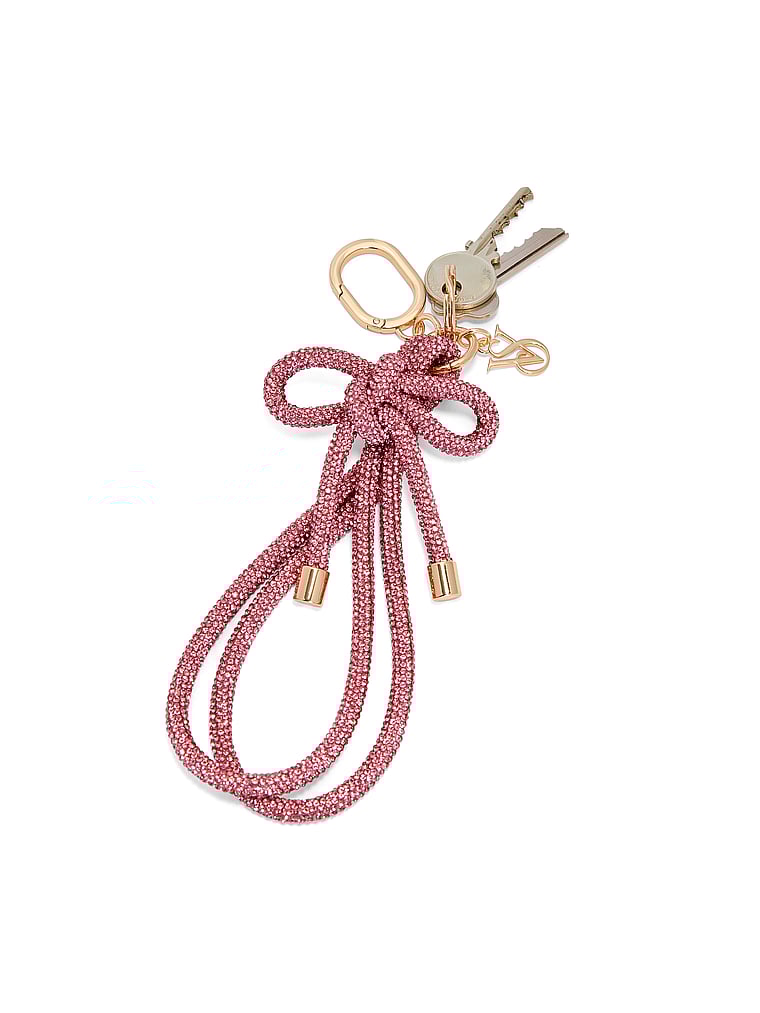 Knotted Shine Wristlet Strap Keychain