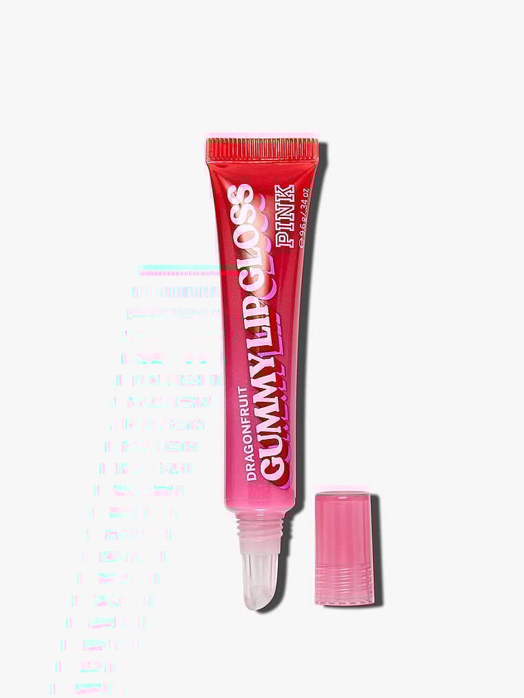 Victoria's Secret, Lip Gummy Lip Gloss, Dragon Fruit, onModelSide, 3 of 3