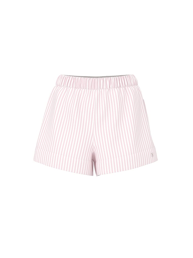 Victoria's Secret, Victoria's Secret Swim Beachwear Linen Shorts, Iconic Stripe, offModelFront, 3 of 3