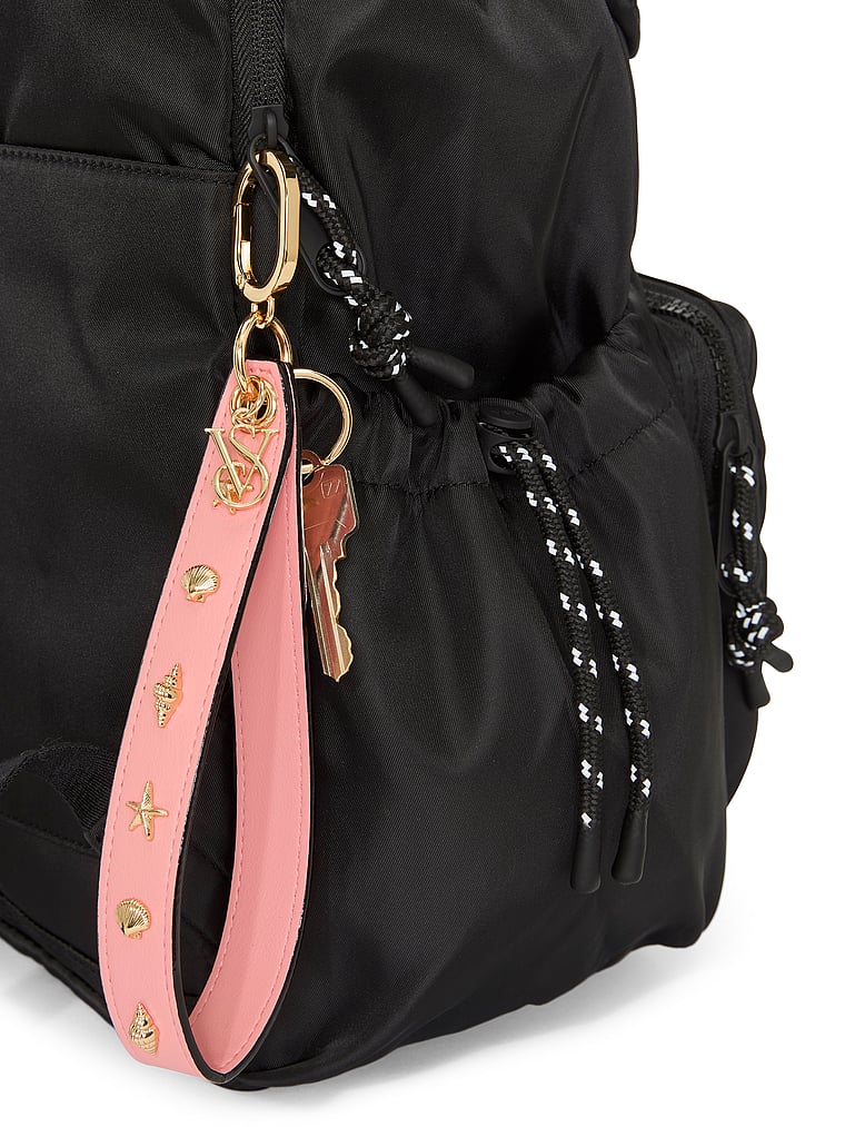 Victoria's Secret, Victoria's Secret Slim Wristlet Strap Keychain, Shell Blush, detail, 3 of 3