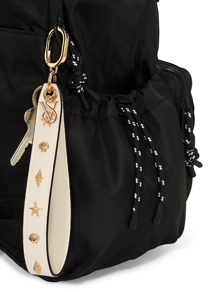 Victoria's Secret, Victoria's Secret Slim Wristlet Strap Keychain, Shell Ivory, detail, 3 of 3