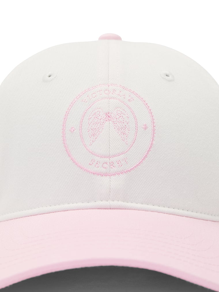Victoria's Secret, Victoria's Secret Baseball Cap, Pink, onModelBack, 2 of 3