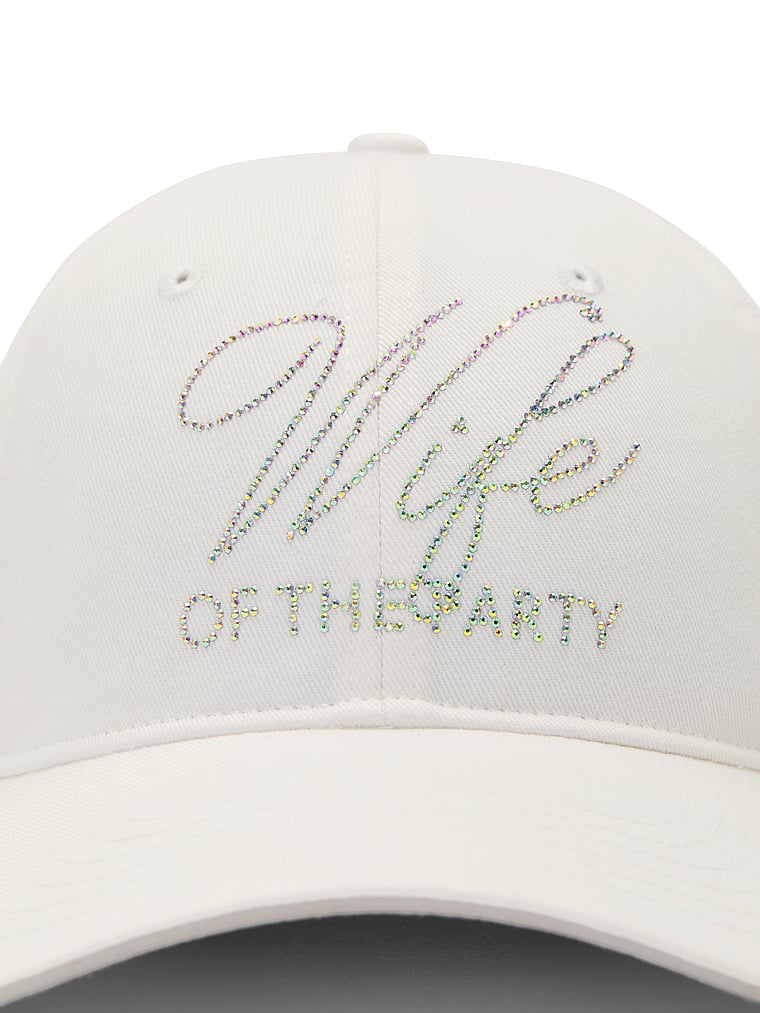 Victoria's Secret, Victoria's Secret Baseball Cap, White/Ivory, onModelBack, 2 of 3