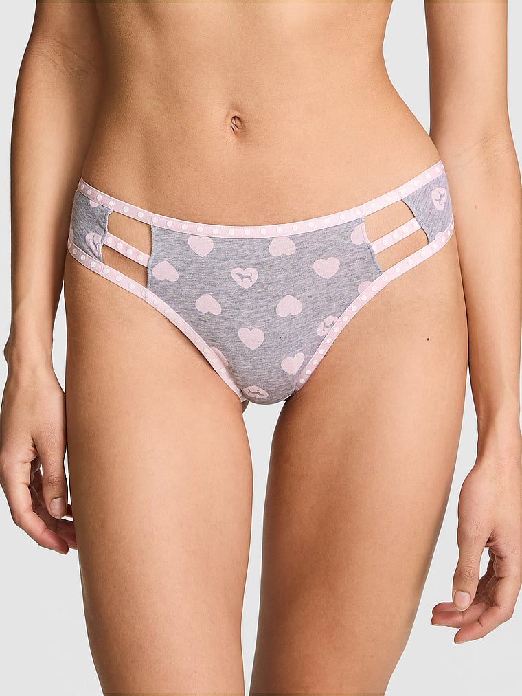 Logo Cotton Cheeky Panty