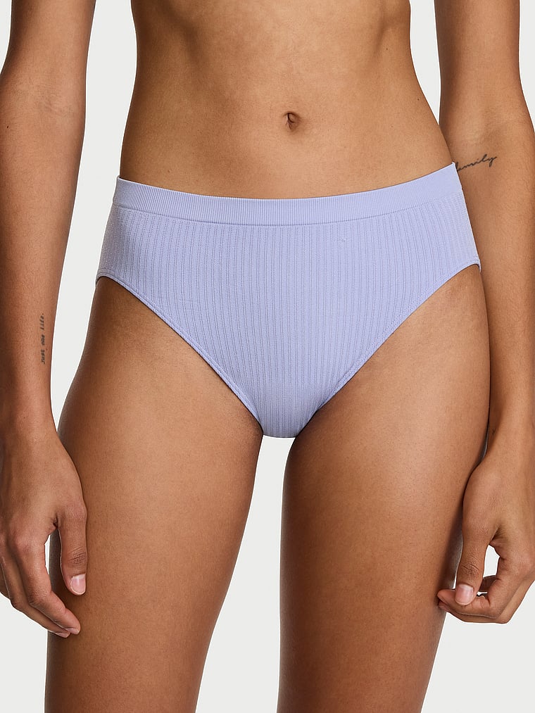 Seamless High-Leg Brief Panty