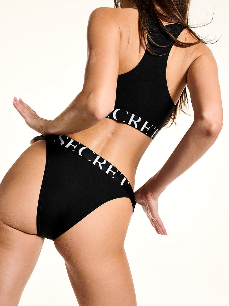 Exploded Logo Cotton 90s Brief Panty